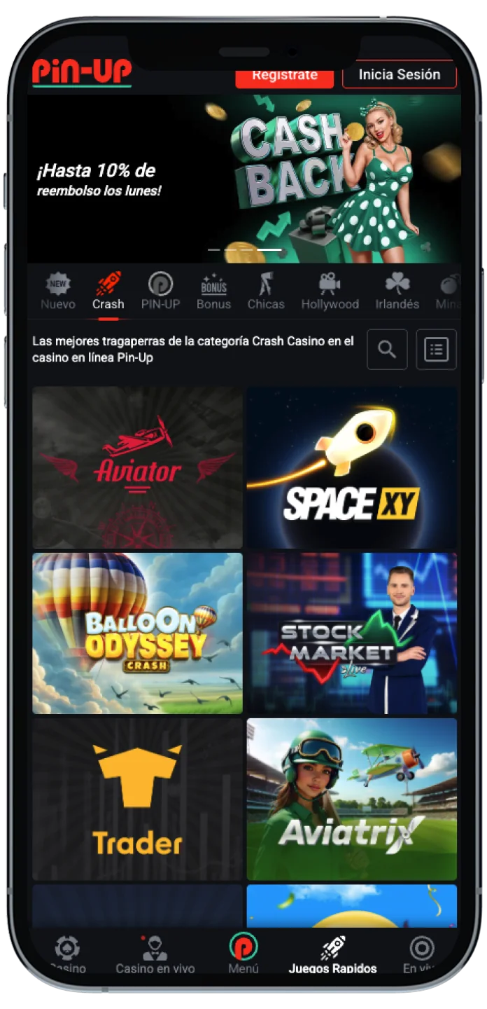 pinup app juegos rapidos